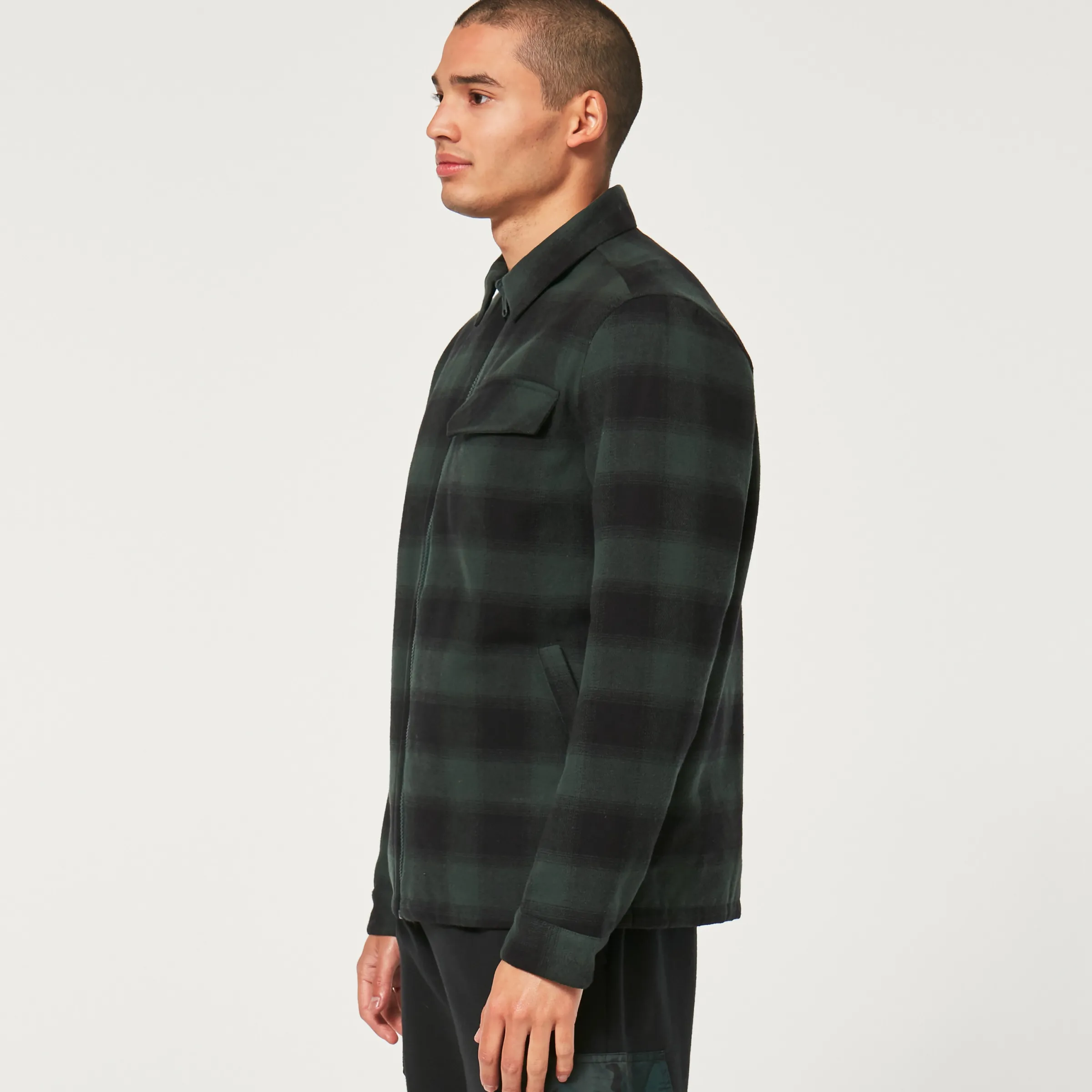 Oakley Alpine Plaid Reversible Jacket Hunter Green Online