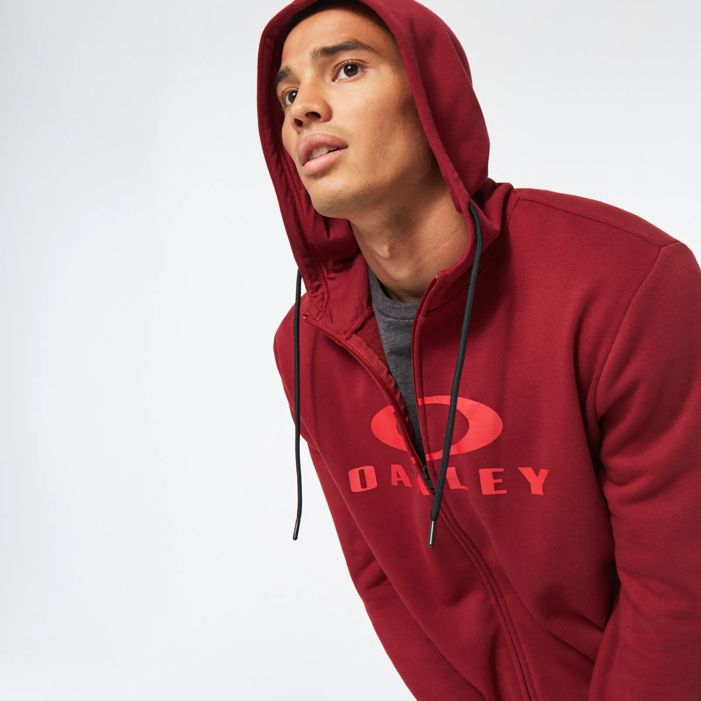 Oakley Bark Fz Hoodie 2.0 Iron Red Online