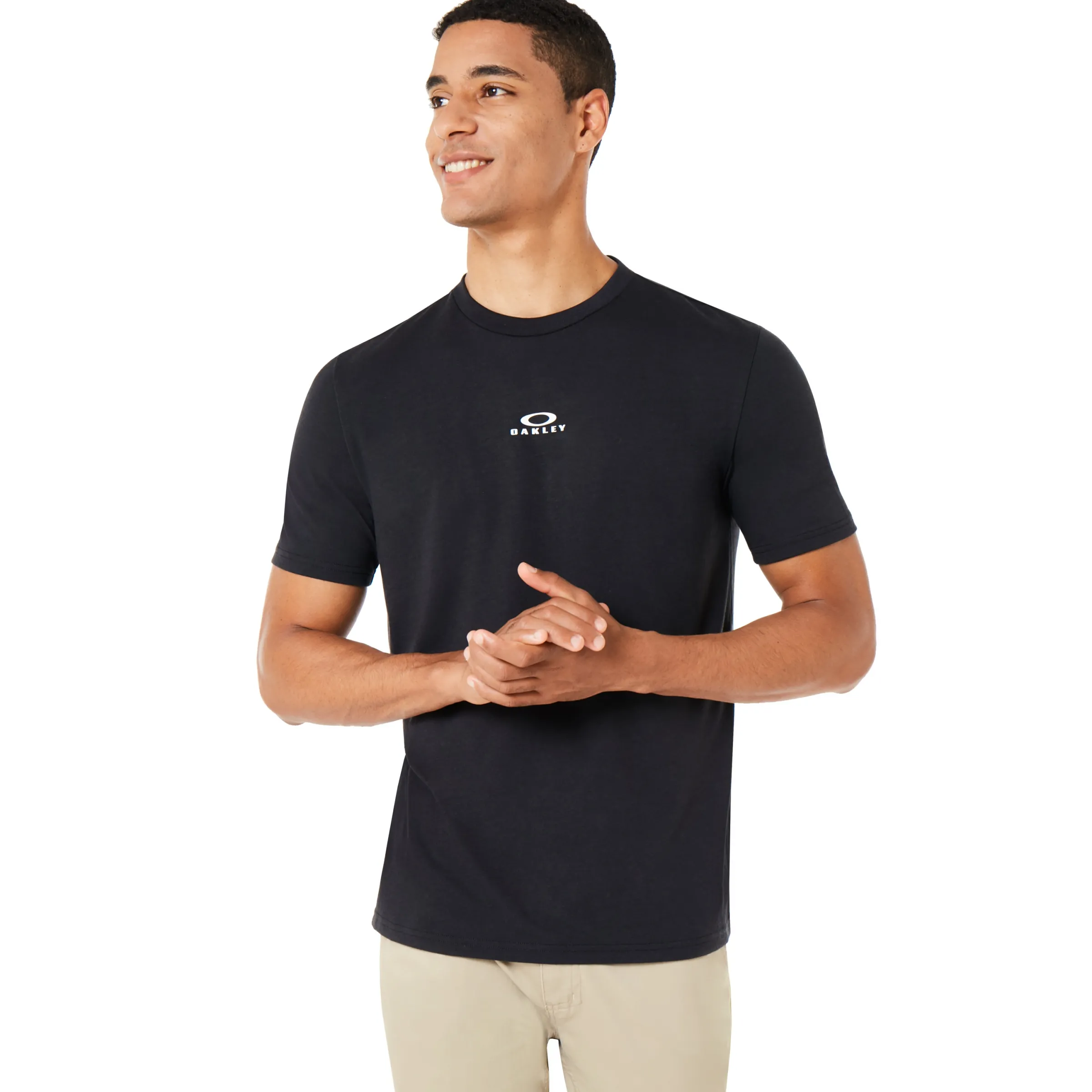 Oakley Bark New Short Sleeve Blackout Cheap