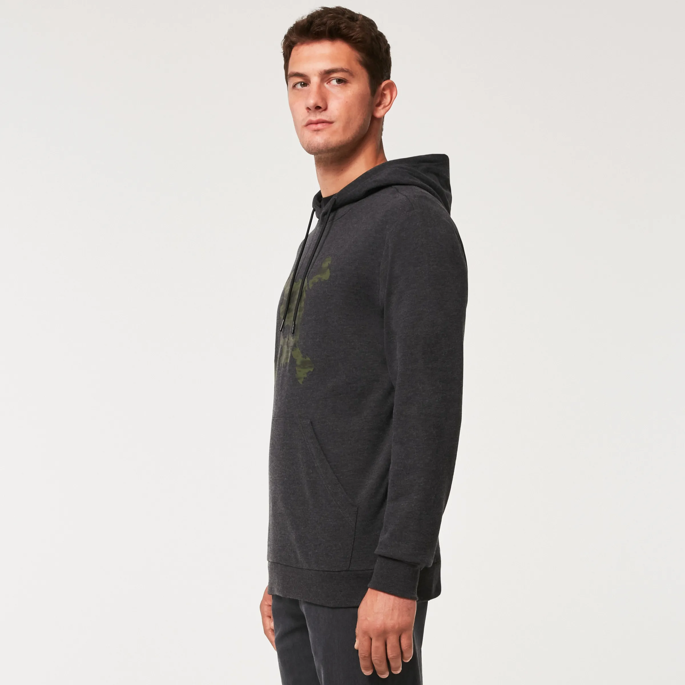 Oakley Camo Skull Pullover Hoodie Blackout Hthr Flash Sale