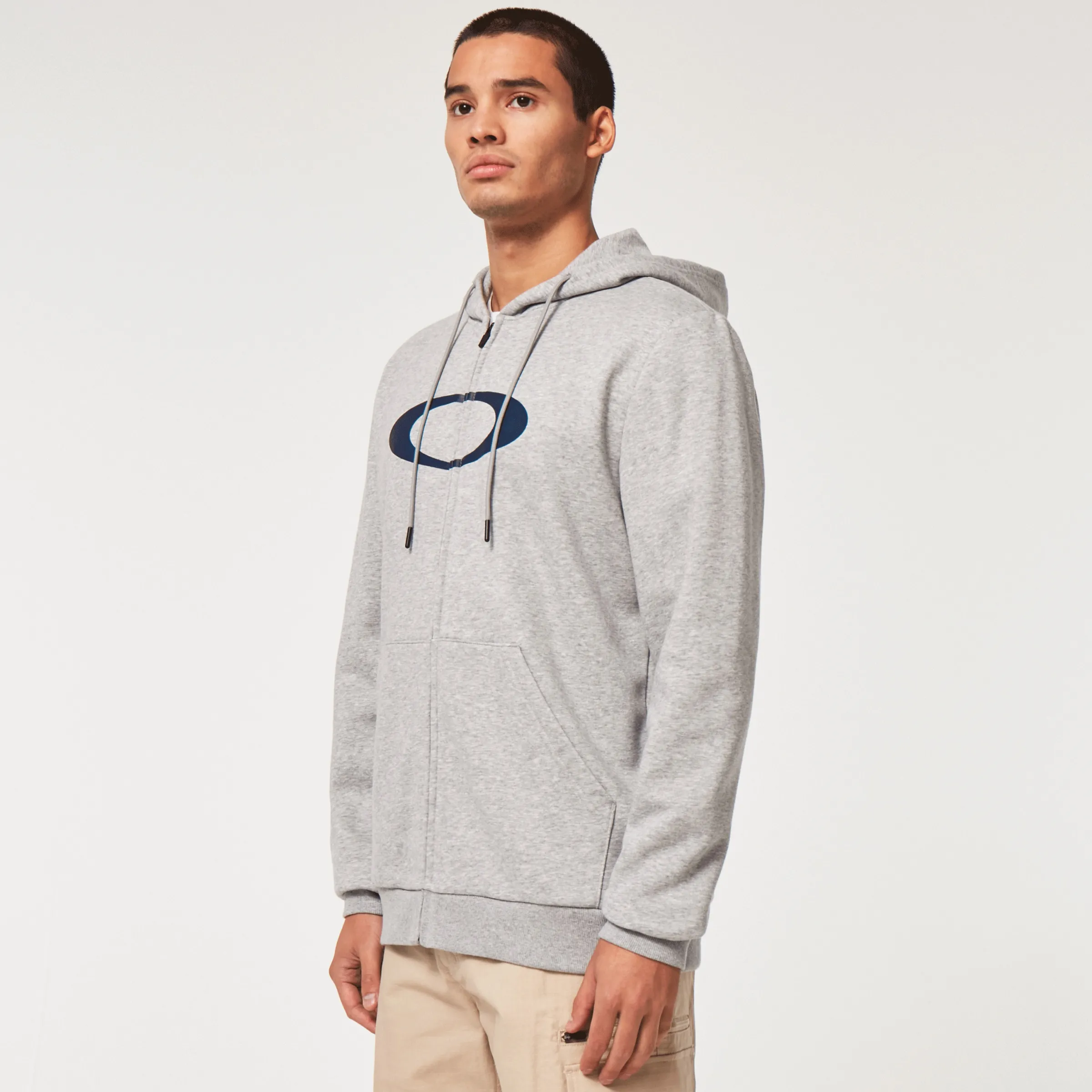 Oakley Ellipse Full Zip Hoodie New Granite Hthr Best Sale