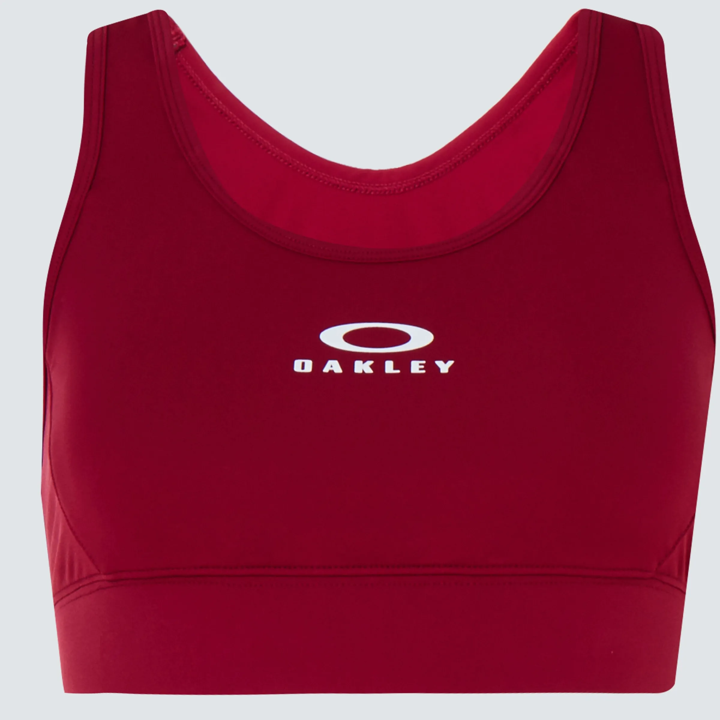Oakley Ellipse Racerback Sports Bra Burgundy Hot