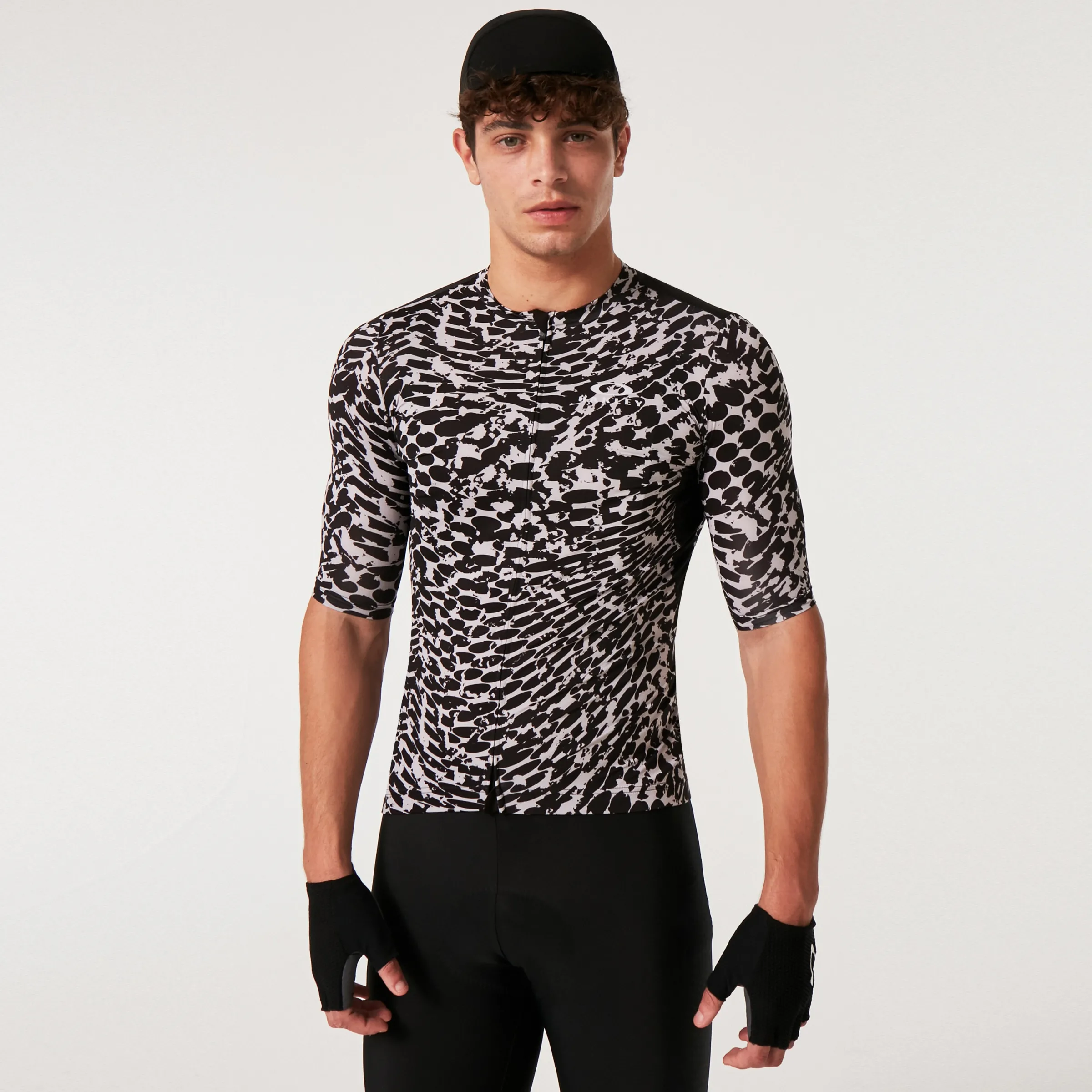 Oakley Endurance Dazzle Camo Jersey Abstract Black/White Flash Sale