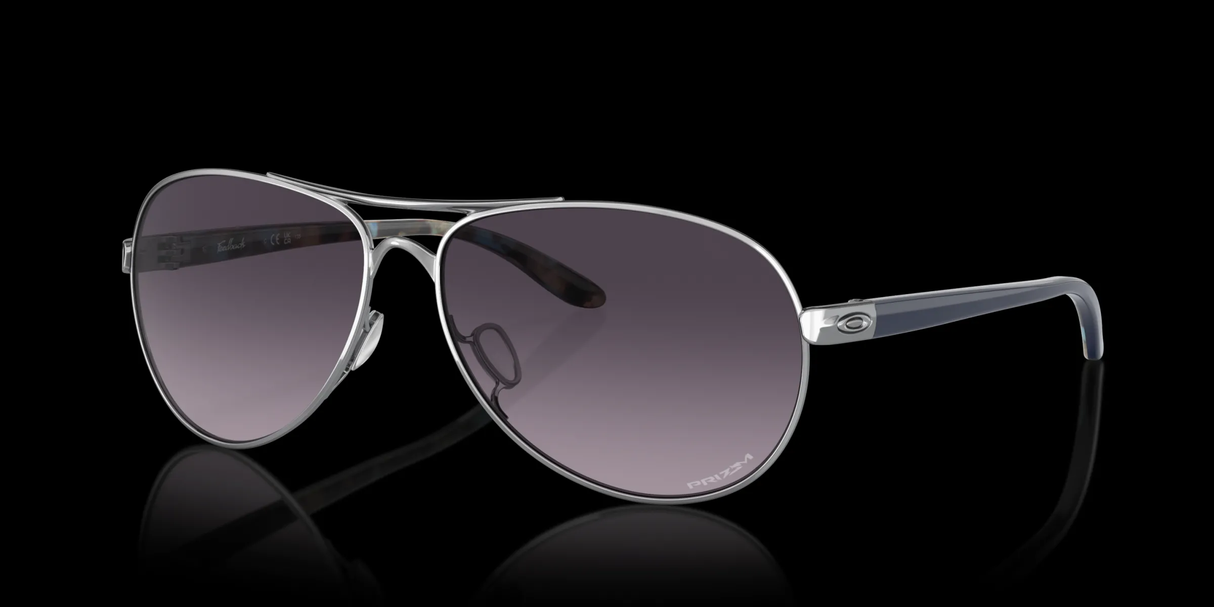 Oakley Feedback Polished Chrome Online