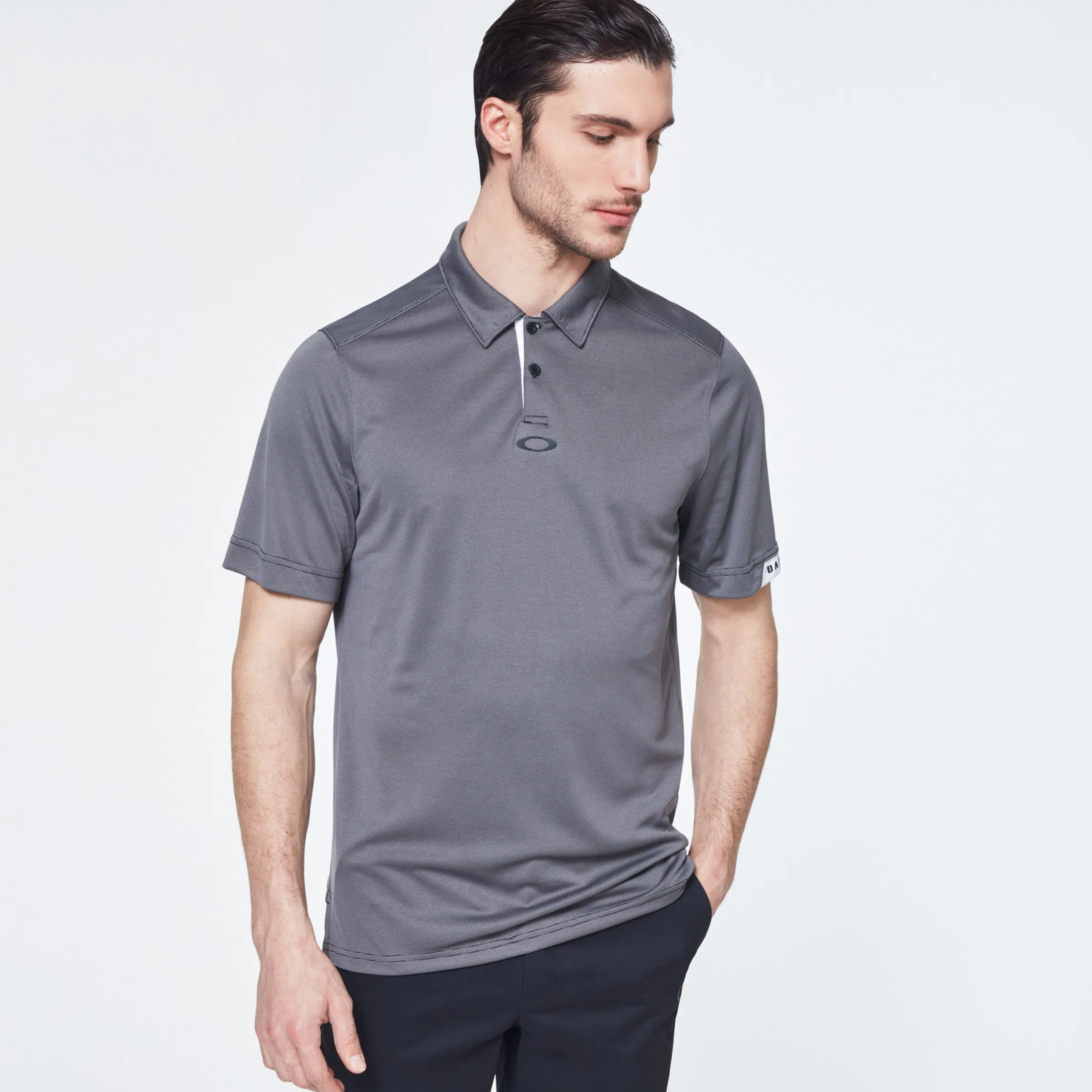Oakley Gravity Short Sleeve Polo 2.0 Blackout Discount