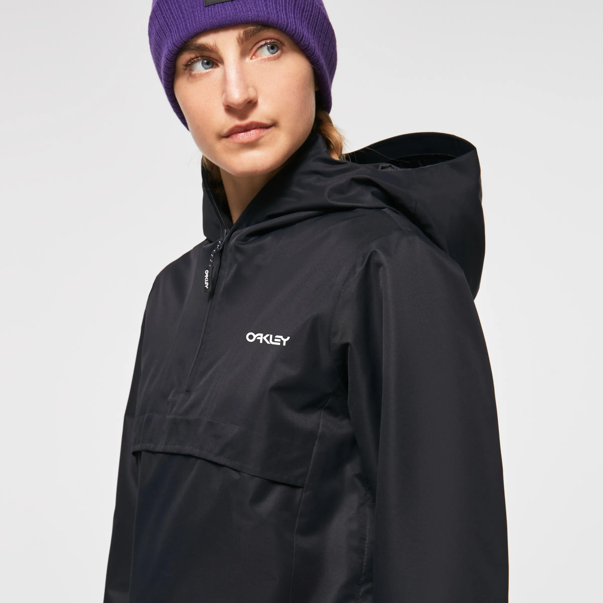 Oakley Holly Anorak Blackout Clearance