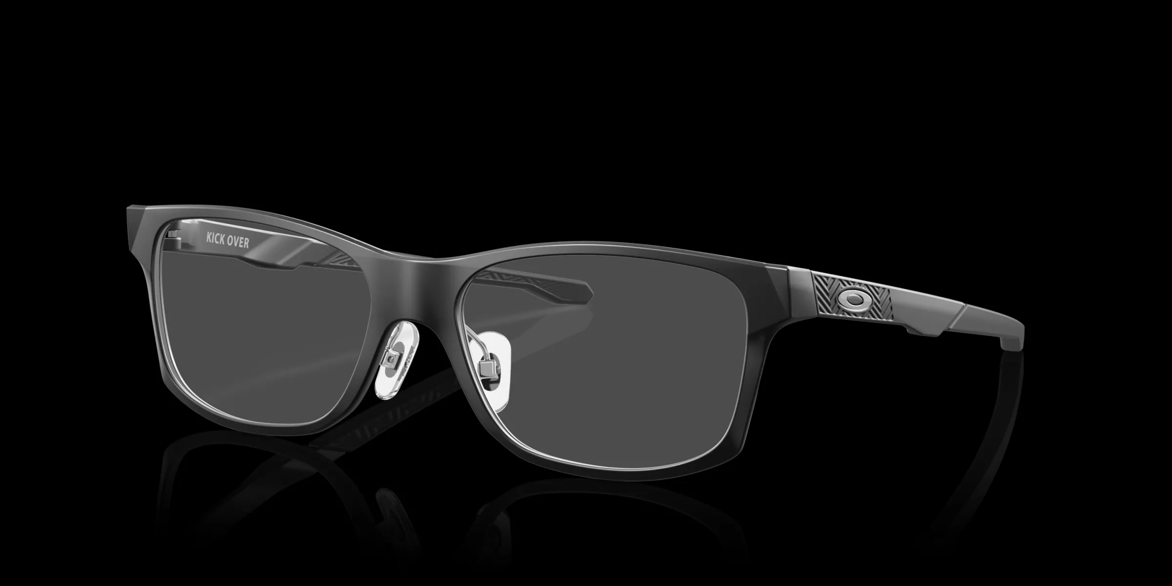 Oakley Kick Over (Youth Fit) Satin Black Flash Sale