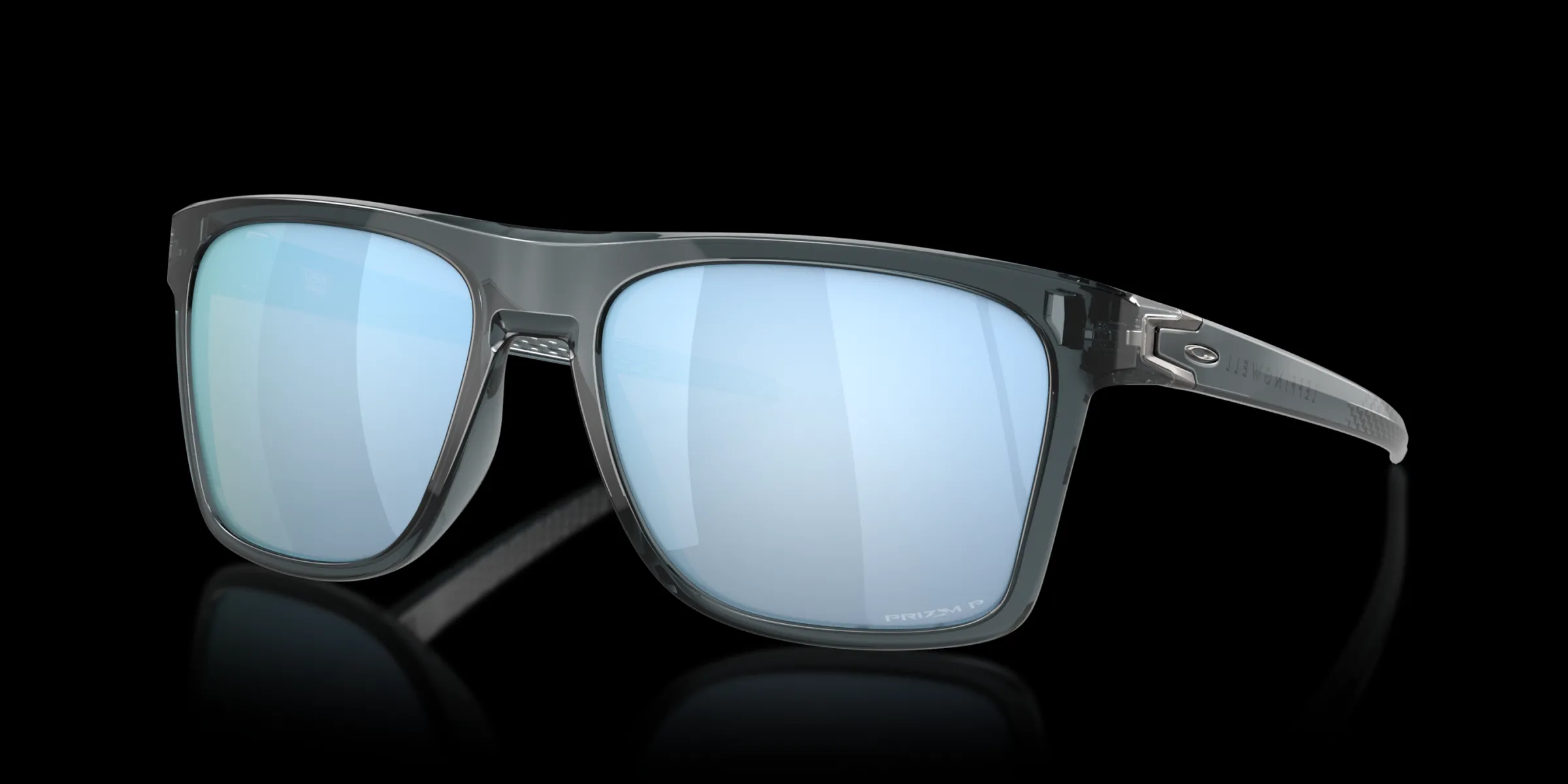 Oakley Leffingwell Crystal Black Flash Sale