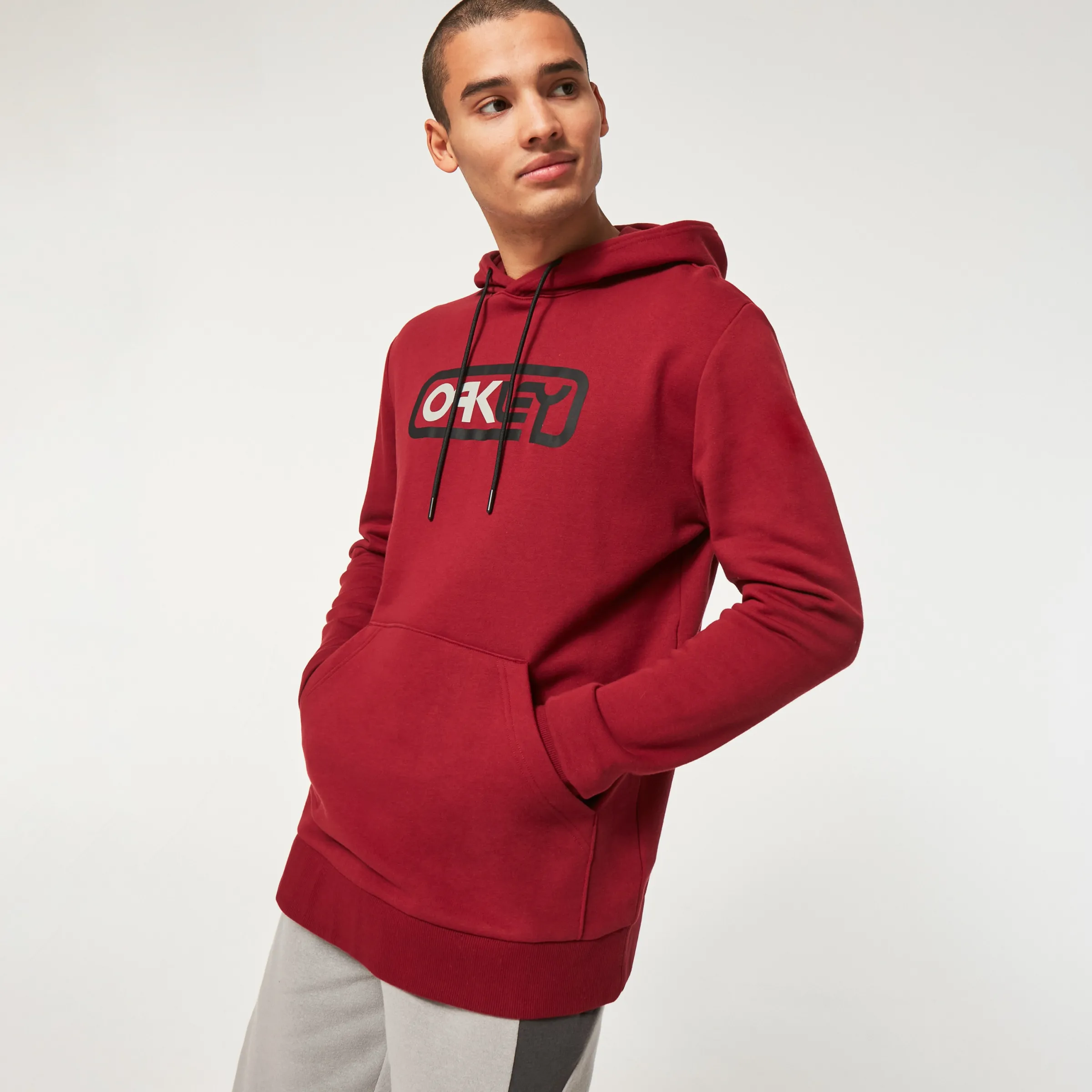 Oakley Locked In B1B Po Hoodie Iron Red Clearance