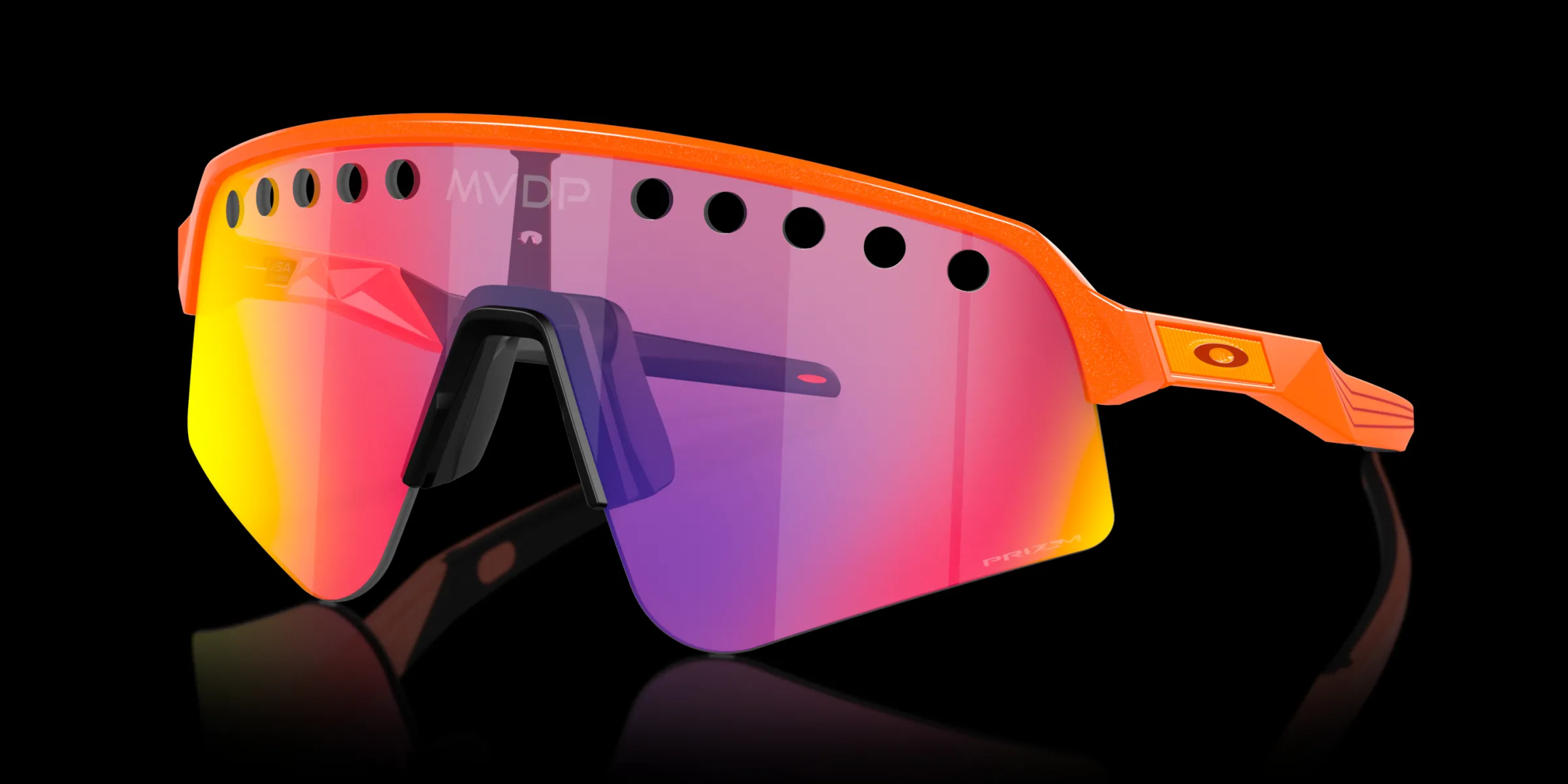Oakley Mathieu Van Der Poel Signature Series Sutro Lite Sweep Orange Sparkle Online