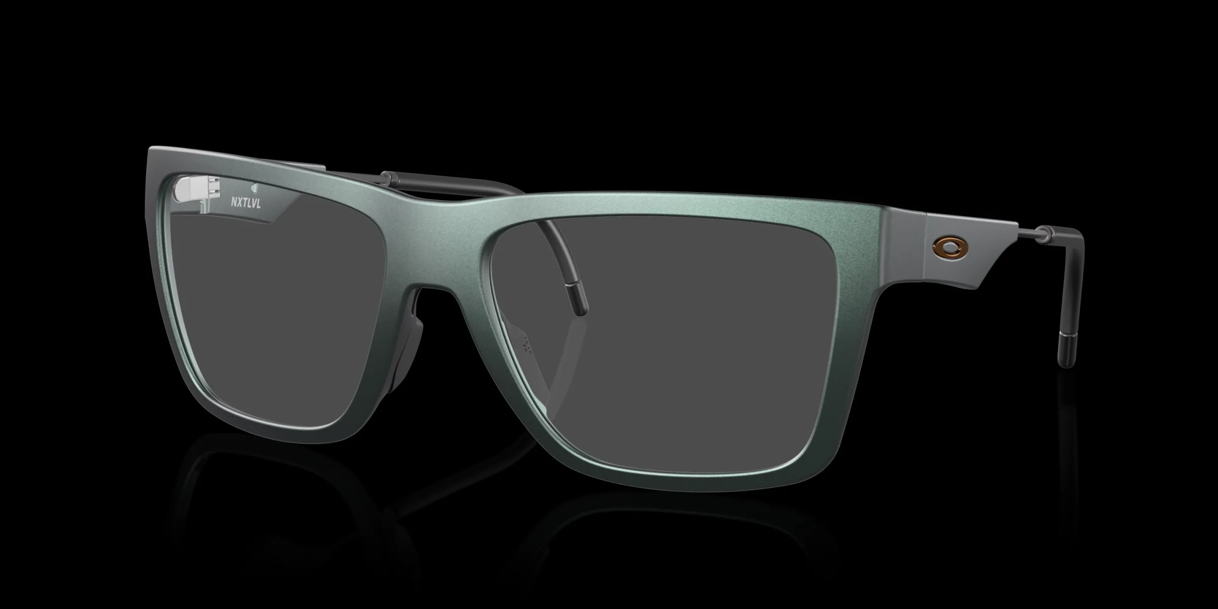 Oakley Nxtlvl Matte Dark Silver/Blue Colorshift Cheap