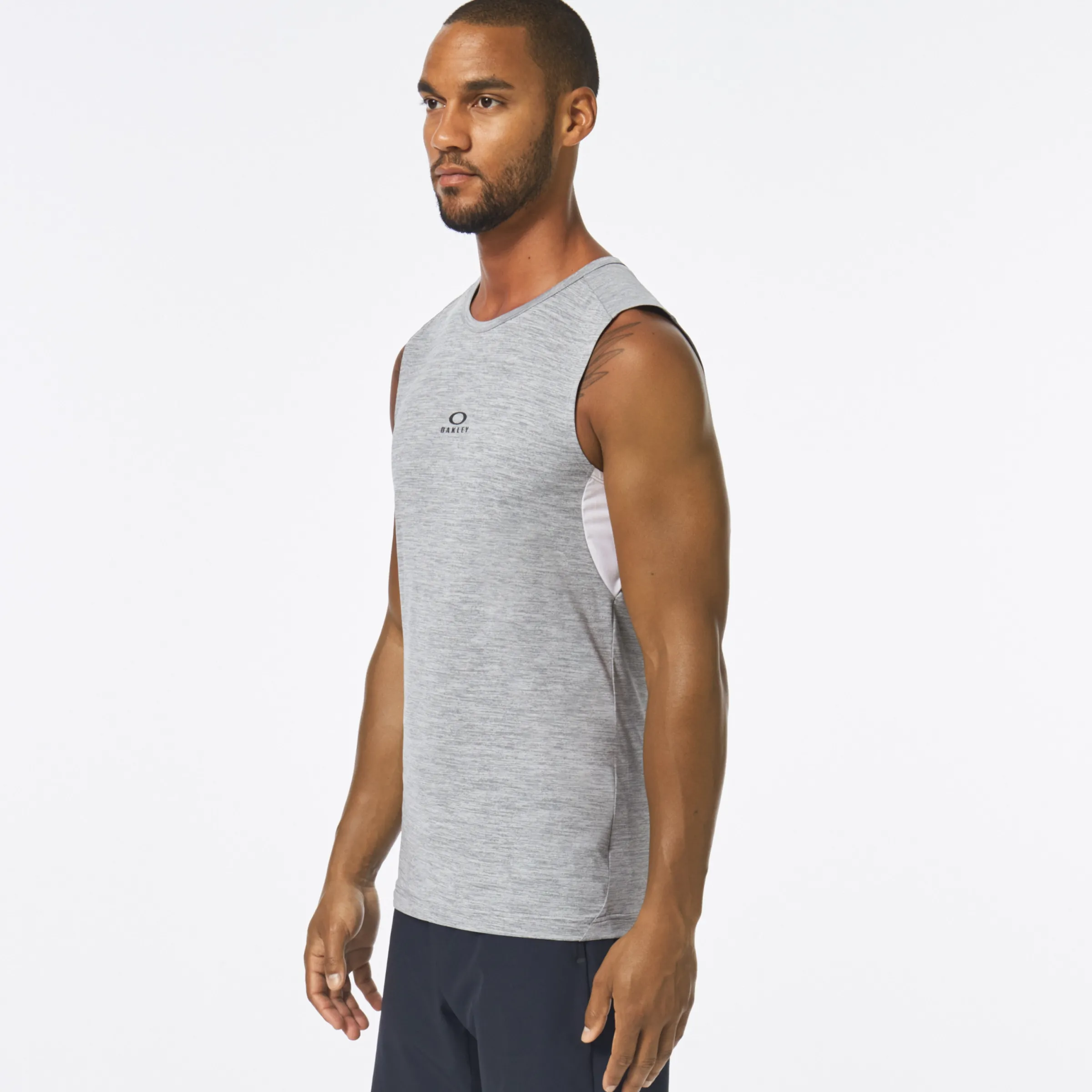 Oakley O Fit Rc Sleeveless Tee New Granite Heather Shop