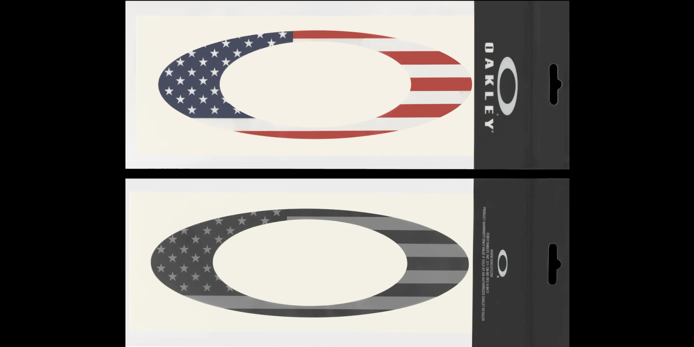 Oakley ® 9" Foundation Logo Sticker Usa Flag Shop