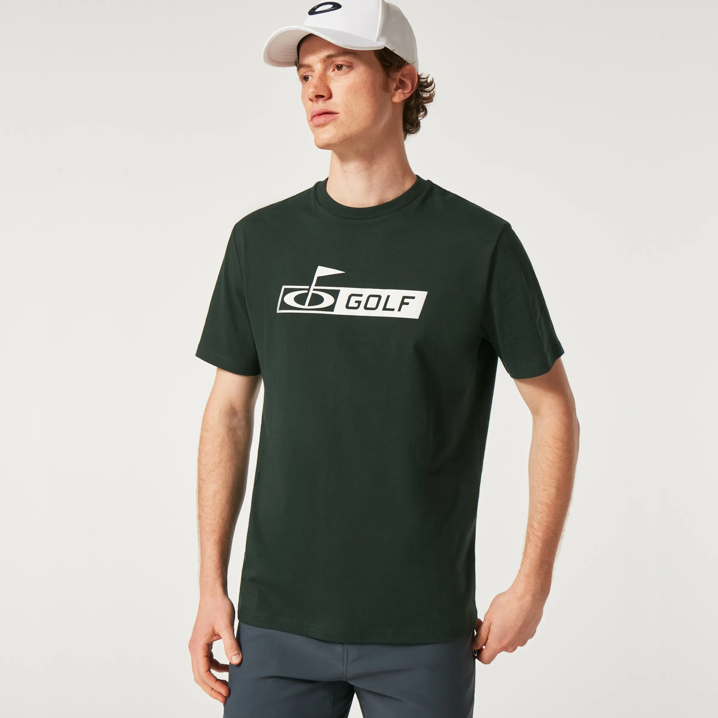 Oakley Golf Flag T Hunter Green Shop