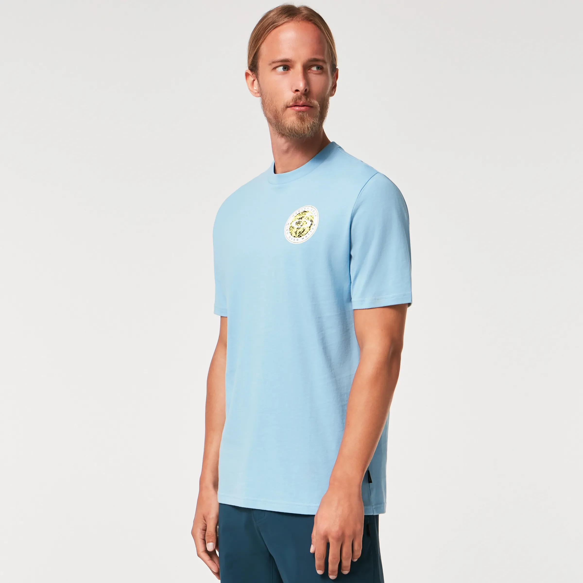 Oakley Golf Mind Tee Stonewash Blue Flash Sale