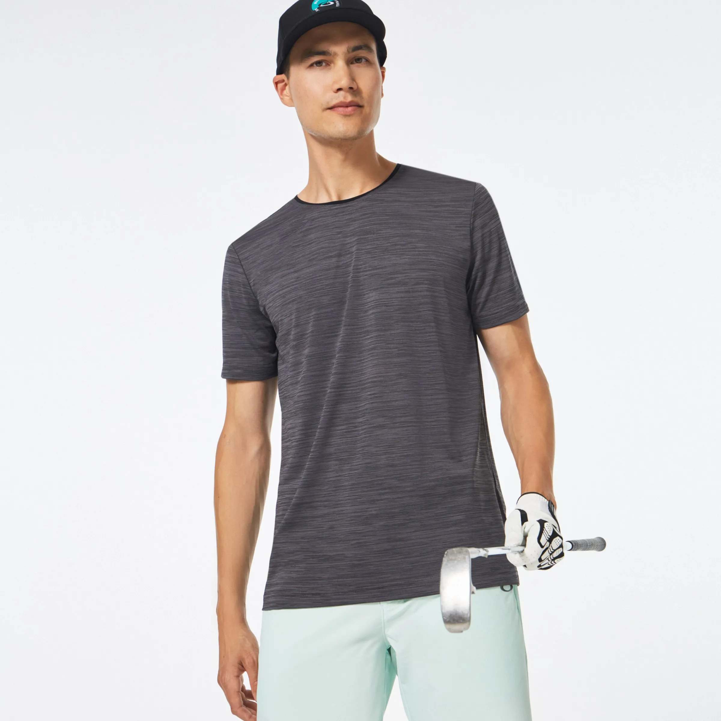 Oakley Gravity Range Tee Blackout Heather Shop