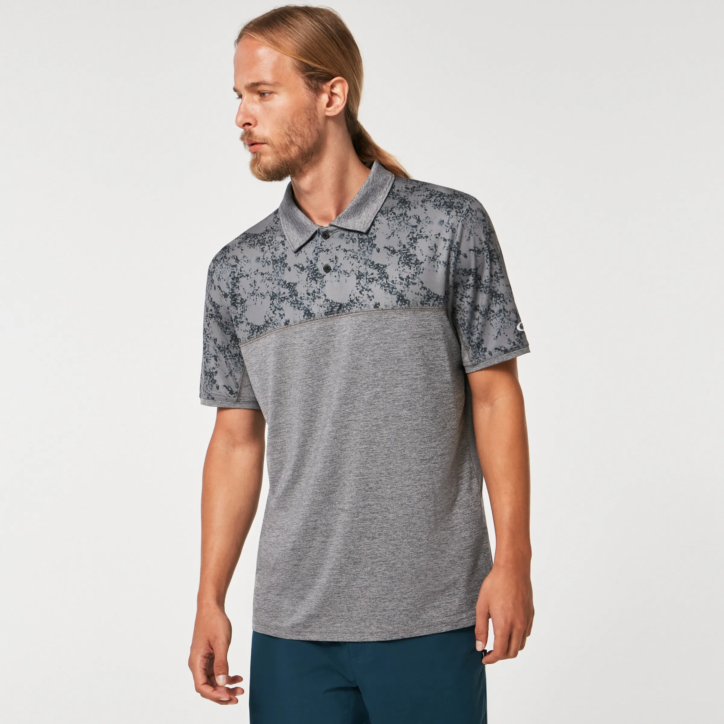 Oakley Sand Block Polo Dark Slate Sale