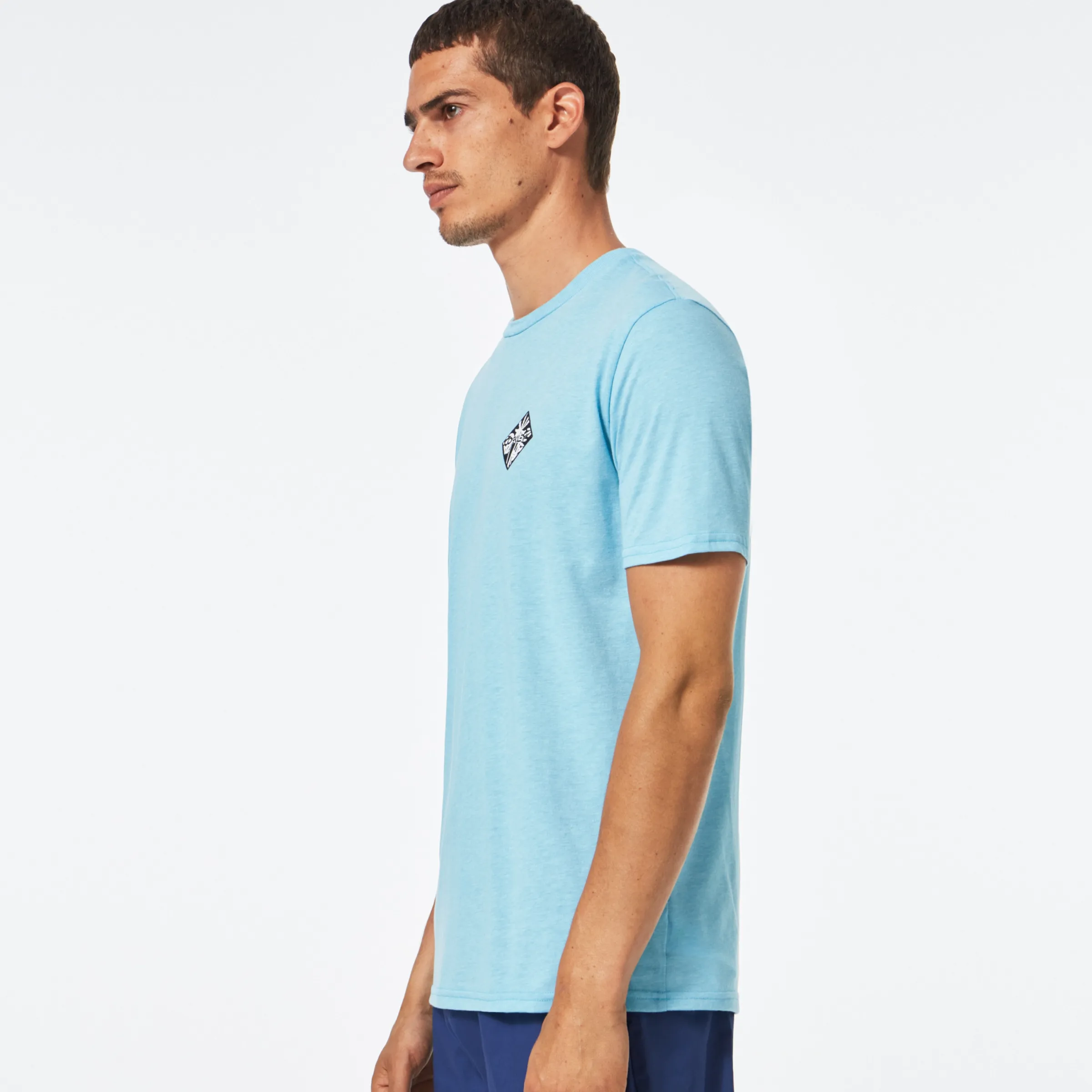 Oakley Palms B1B Tee Bright Blue Heather Hot