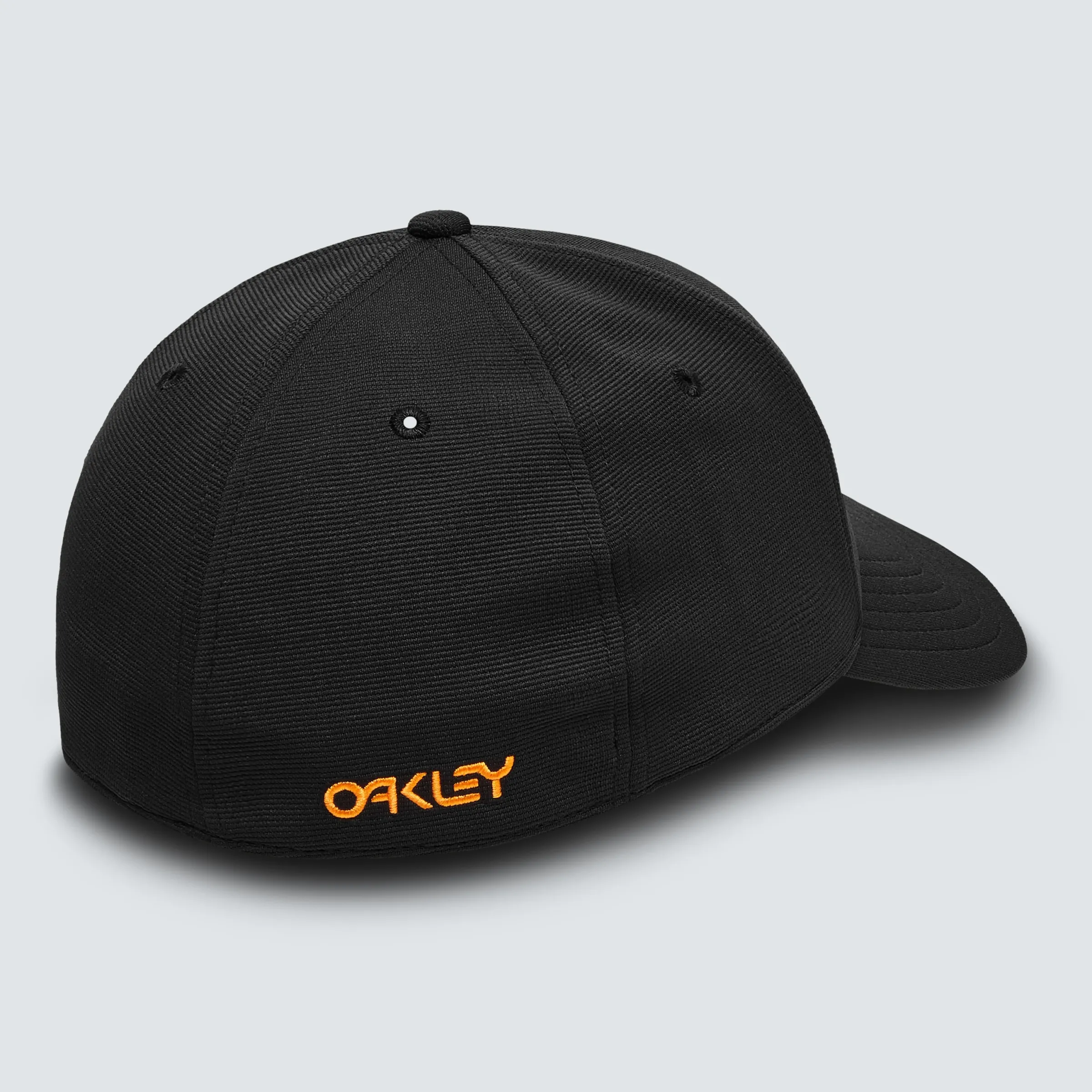 Oakley 6 Panel Stretch Hat Embossed Blackout Hot