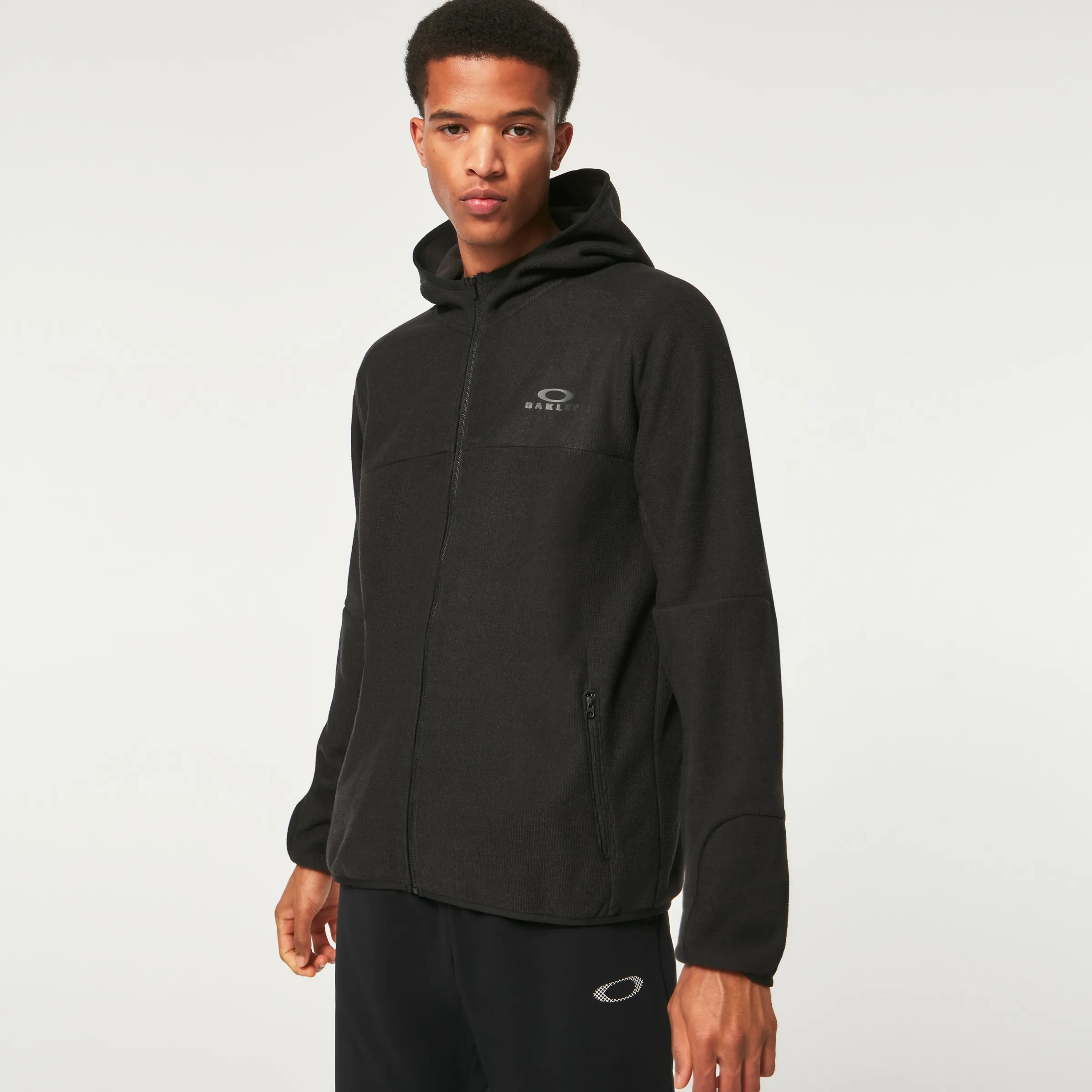 Oakley Peak Tyndall Rc Hybrid Jacket Blackout Hthr Hot