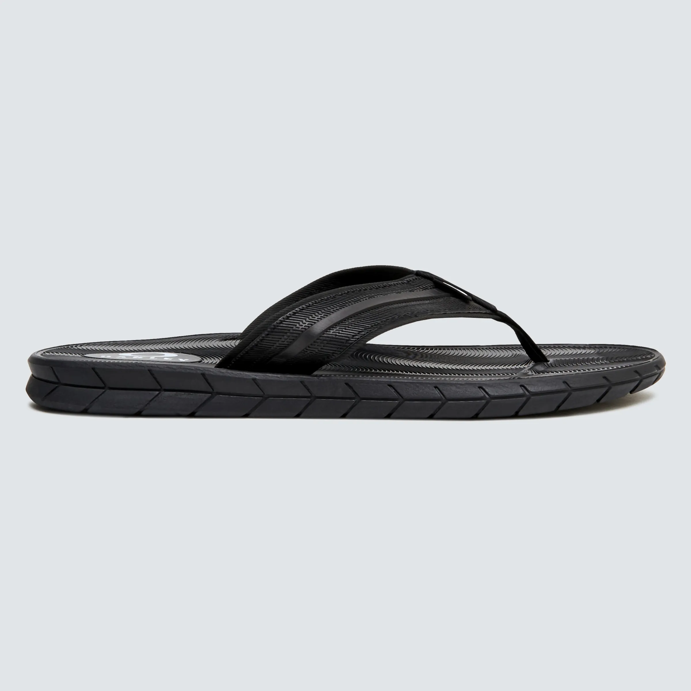Oakley Pier Ellipse Flip Flop Blackout Discount