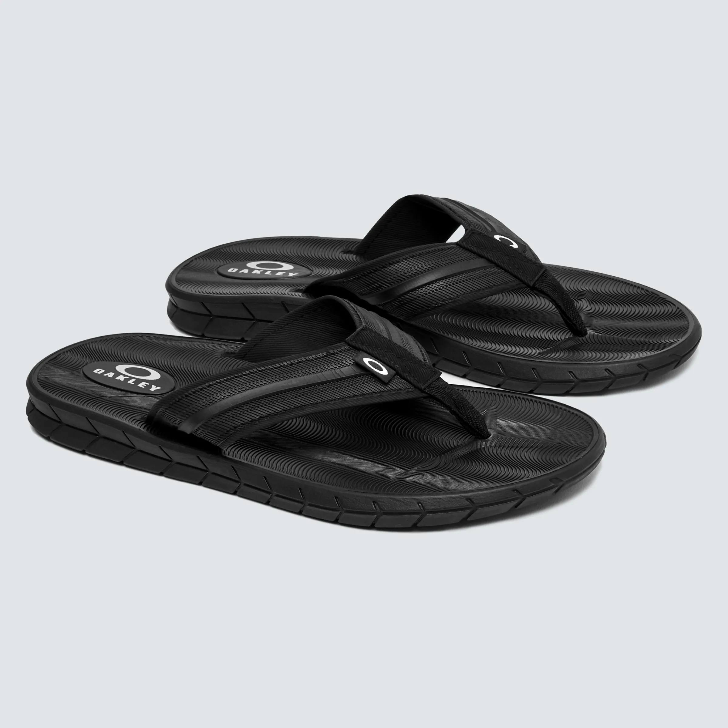 Oakley Pier Ellipse Flip Flop Blackout Discount