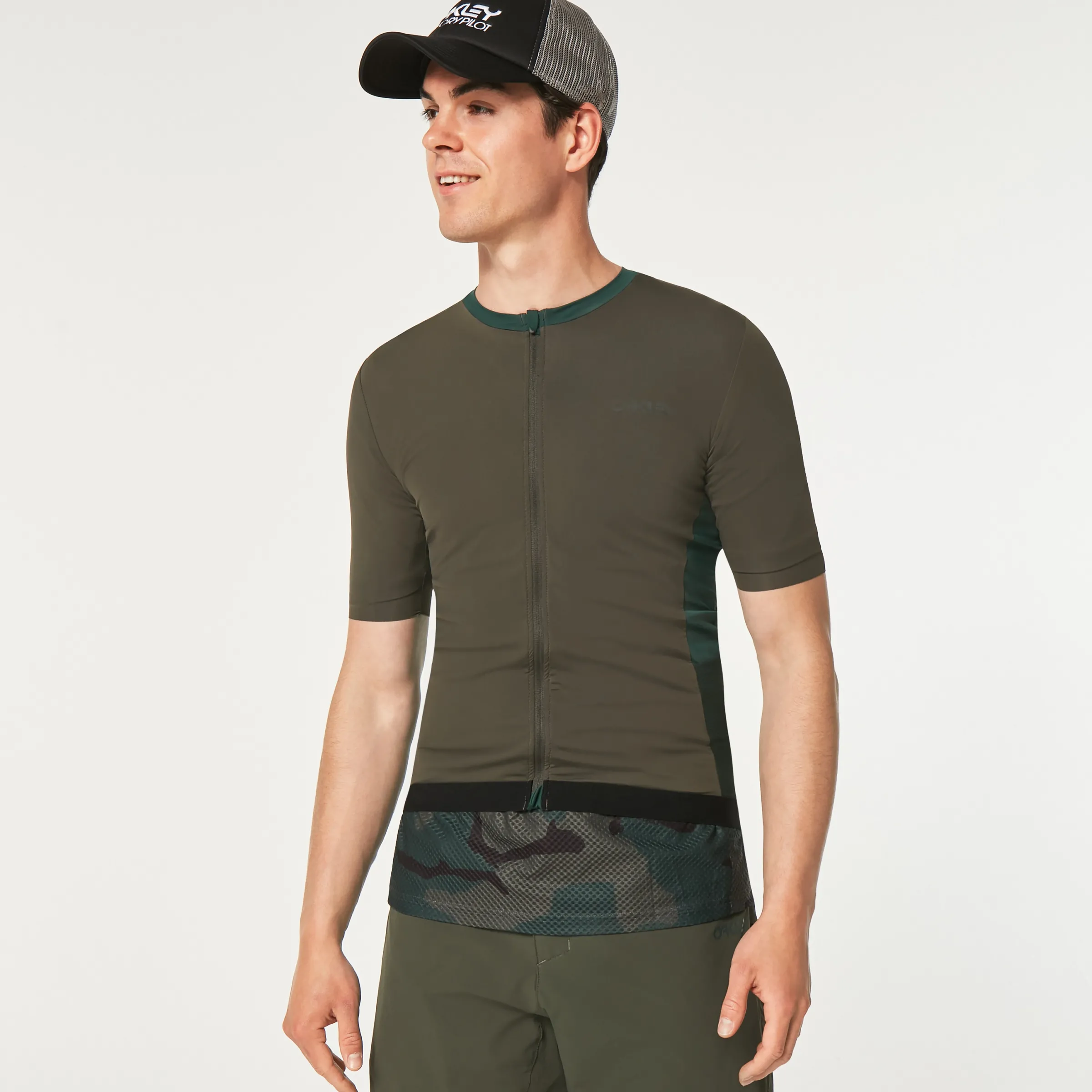 Oakley Point To Point Jersey New Dark Brush Online