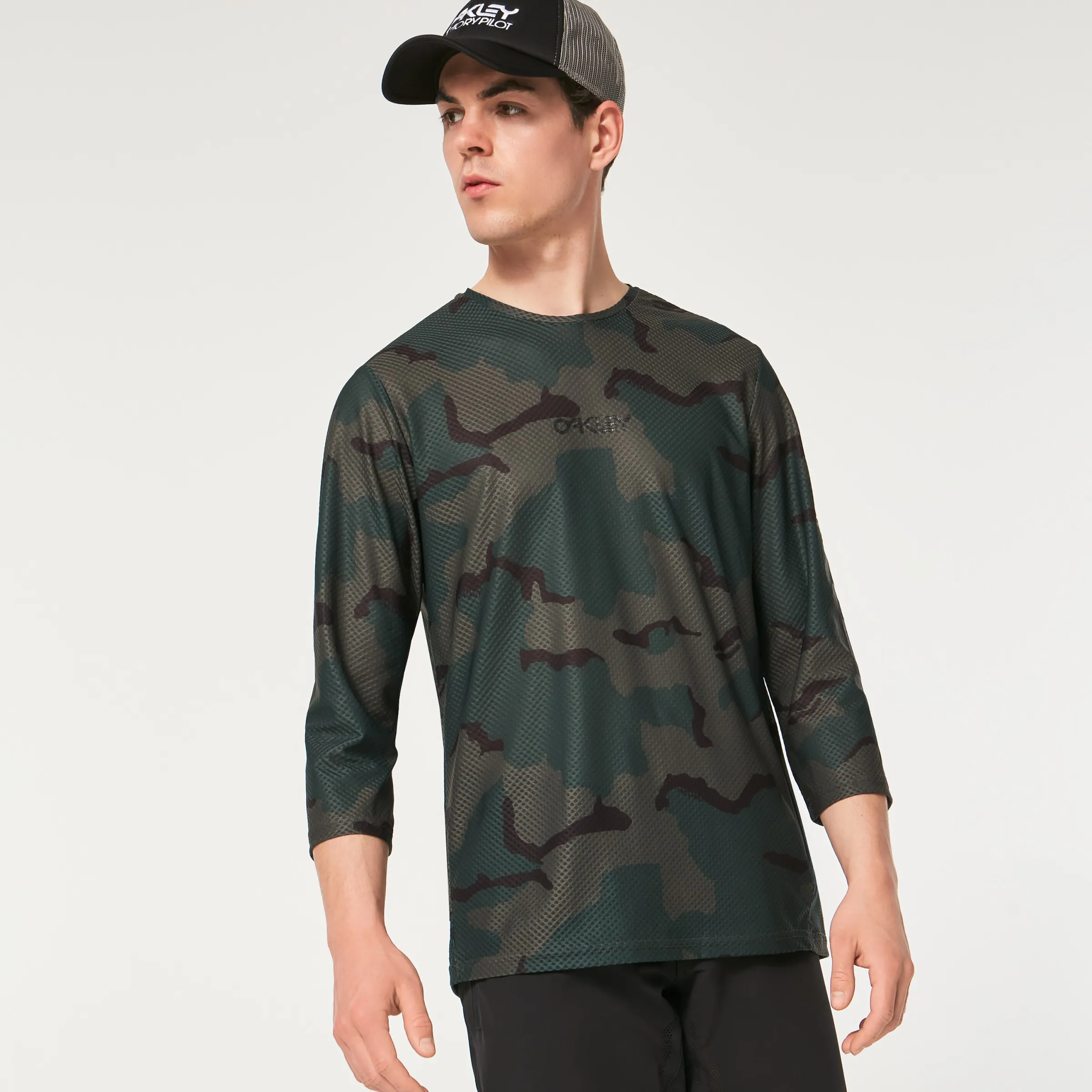 Oakley Ride Free 3/4 Jersey B1B Camo Hunter Online