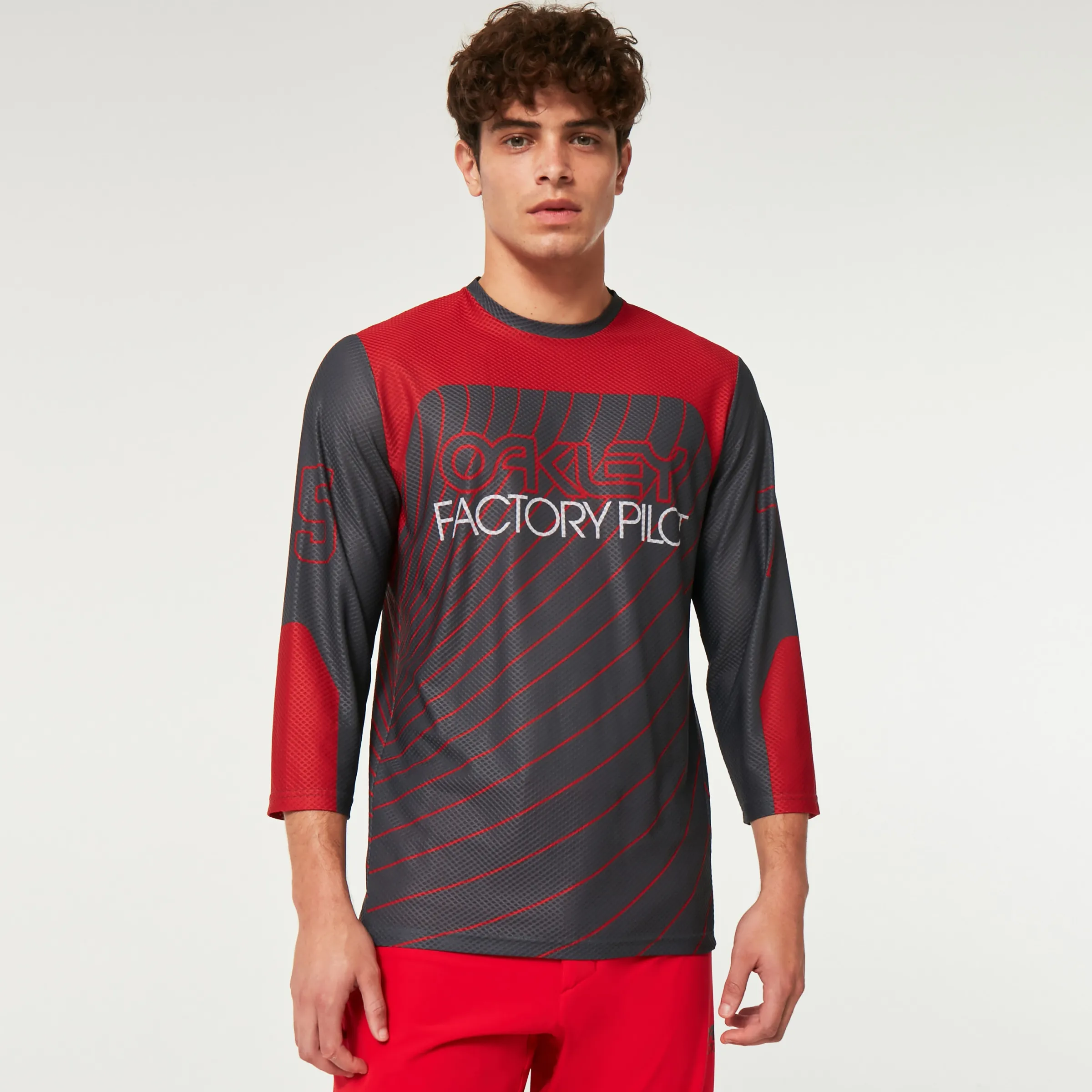Oakley Seeker '75 Ls Jersey Uniform Gray Cheap