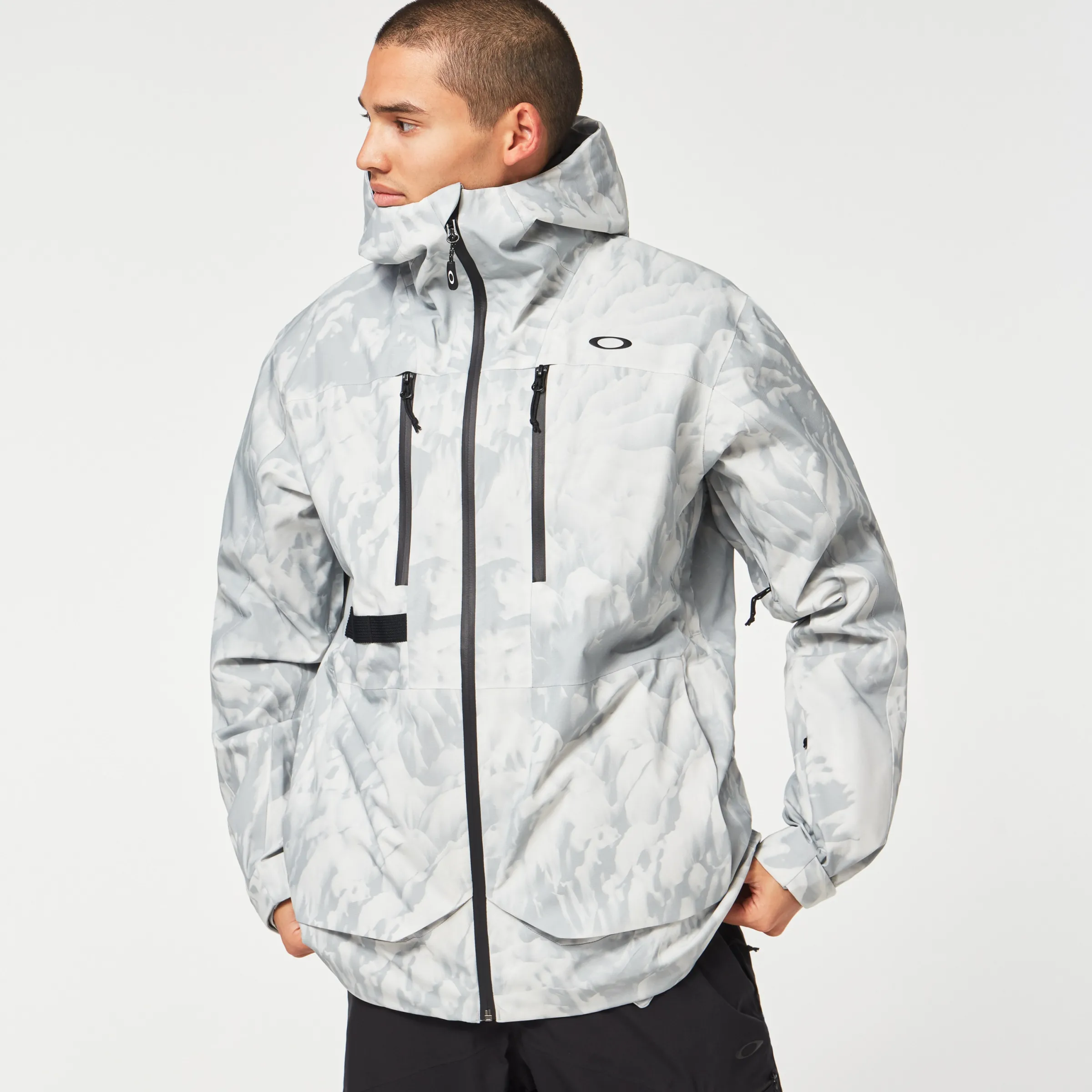 Oakley Tc Earth Shell Jacket Grey Mountain Tie Dye Pt Shop