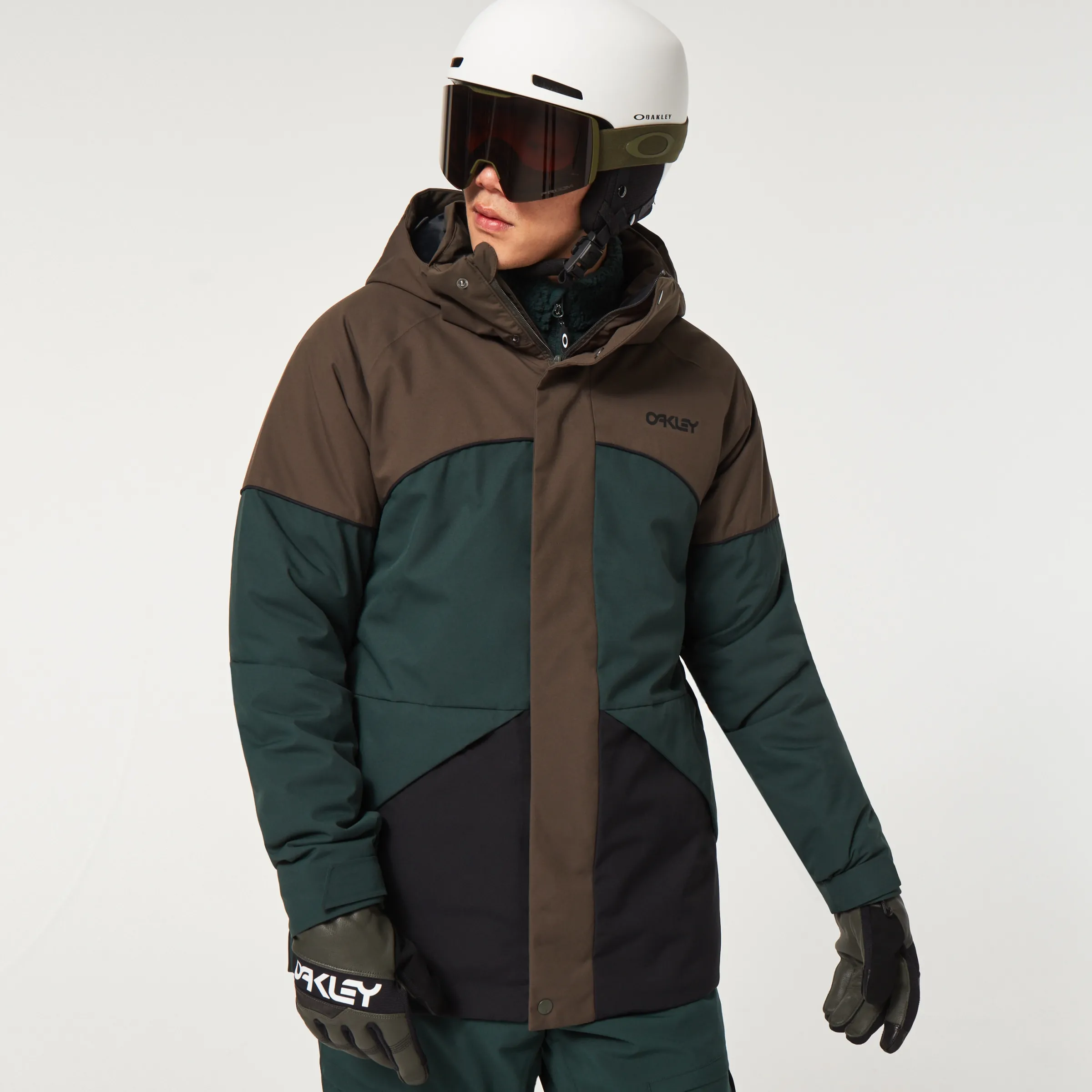 Oakley Tnp Rotation Rc Insulated Jacket Green/Black Color Block Cheap