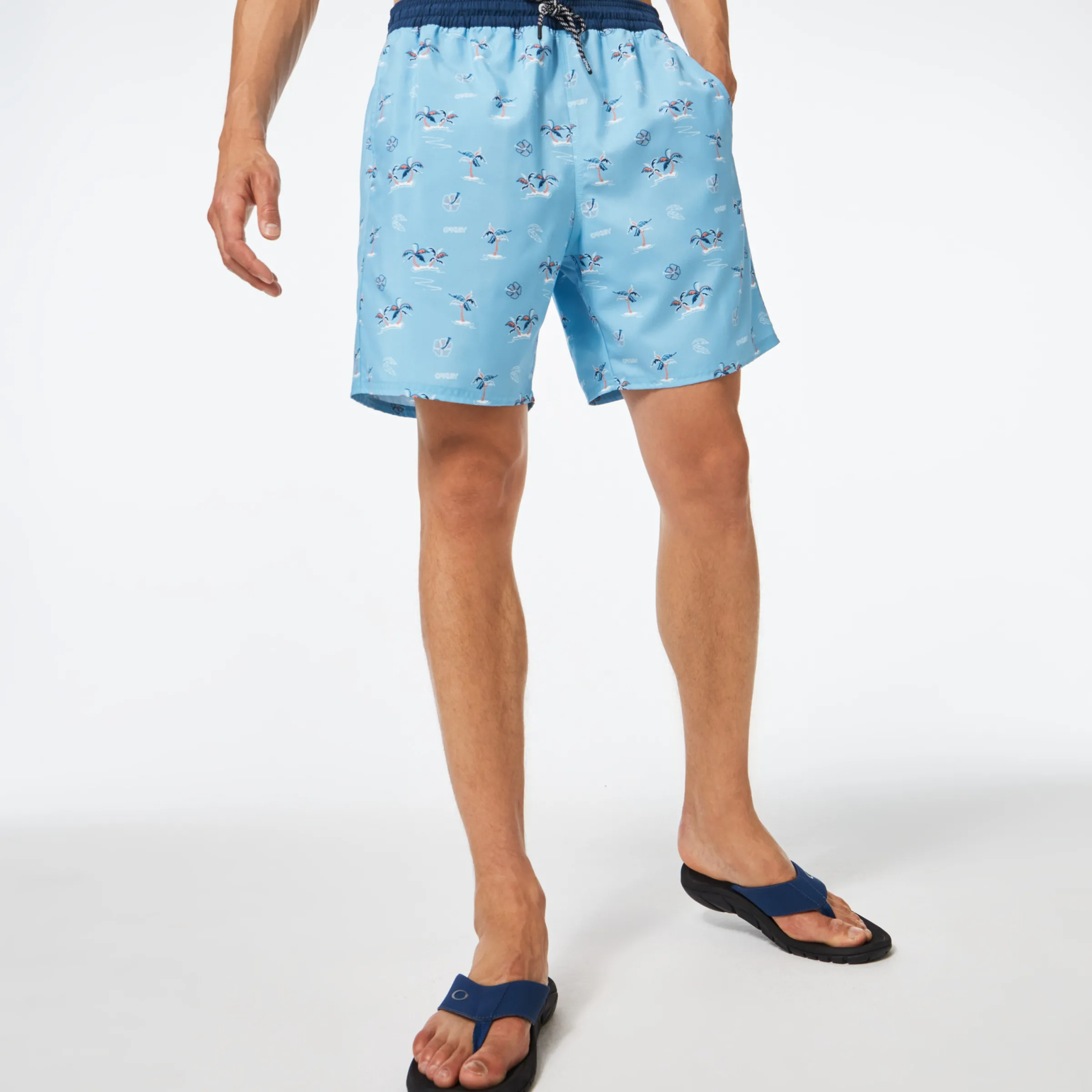 Oakley Tropics B1B Rc 18" Beach Short Aviator Tropical Palms Cheap