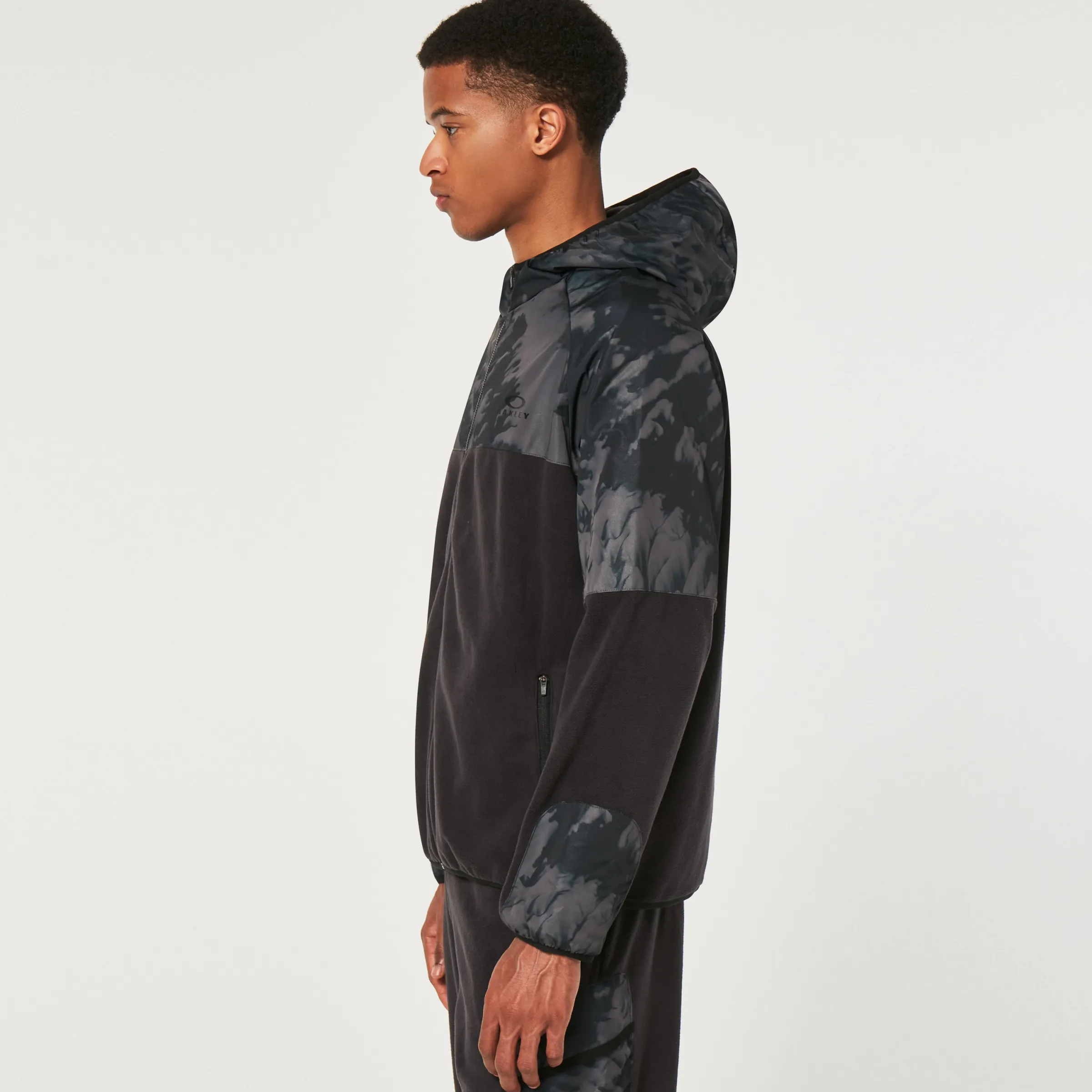 Oakley Wanderlust Fz Hoodie Black/Mountain Td Print Store